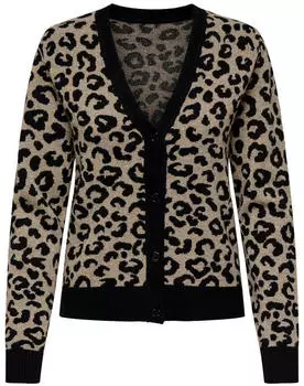 Only Onlleo Ls V-Neck Cardigan KNT Noos (15349819) black