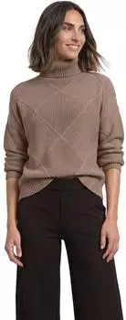 Street One Pullover mit Rollkragen und Strukturmix (A30397217871)