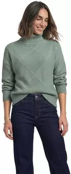 Street One Pullover mit Rollkragen und Strukturmix (A30397218035)