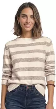 Street One Pullover mit Boat Neck und Streifen (A30395937931)