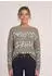 Street One Langarm Jacquard Pullover mit Boat Neck (A30415937871)