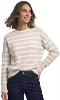 Street One Langarm Pullover mit Rundhals und Streifen (A30415727727)