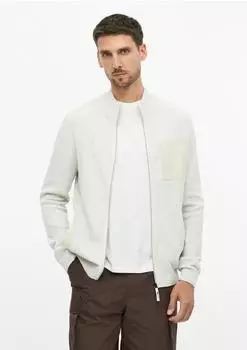 s.Oliver Strickjacke mit Struktur und Kontrastdetails creme 2180433.03W0.
