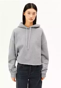 armedangels ICONIC &Aring; HOODIE MIT ROHKANTE | 100% Bio-Baumwolle - grau ( ) (30009409-3215)