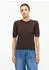 s.Oliver Strickpullover Regular Fit Feinstrick Rundhalsausschnitt Kurzarm (2181329) braun