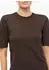 s.Oliver Strickpullover Regular Fit Feinstrick Rundhalsausschnitt Kurzarm (2181329) braun