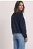 Street One Langarm Jacke im Silk-Look mit Zipper (A325673) blue
