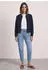Street One Langarm Jacke im Silk-Look mit Zipper (A325673) blue