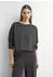Comma Weiches Sweatshirt mit Faltendetail (2182453) braun