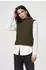 Monari Pullover Weste Regular Fit mit Stehkragen (809984) olive