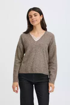Fransa FRELLEN Strickpullover (70387059) driftwood mix