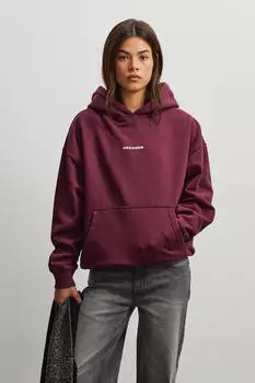 Pegador NAVISK Oversized Kapuzenpullover (10538643) washed dark red cream