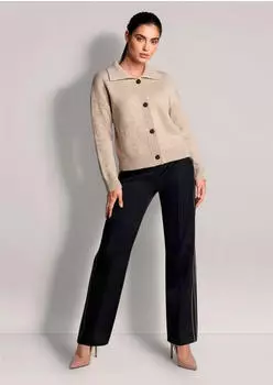 Madeleine Strickjacke mit Perlfang-Muster (68818268) berber, melange