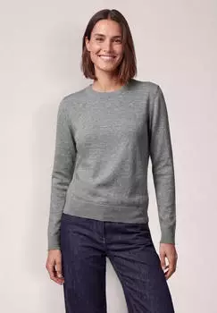 Cecil Strickpullover im Materialmix (17180724) sporty grey melange