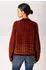 Aniston Strickpullover mit Blumendruck (49372155) bordeaux-rot-orange-gelb