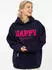 Zwillingsherz Hoodie mit Aufdruck (15215240) marine
