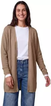 Cecil Longstrickjacke Waffelstrukturmuster (B254149) creamy mocha melange
