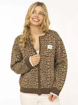 Zwillingsherz Strickjacke (71820224) braun