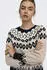 Only ONLRUSTY LS Fair Isle O-Neck BF Pullover night sky