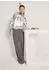 Madeleine Jacquard-Longpullover Regular Fit (50414568) steingrau/melange/wollweiß