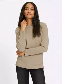 Heine Pullover Strickpullover (51186637) beige-meliert