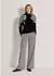 Madeleine Jacquard-Longpullover Regular Fit (50414568) schwarz/wollweiß