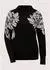 Madeleine Jacquard-Longpullover Regular Fit (50414568) schwarz/wollweiß