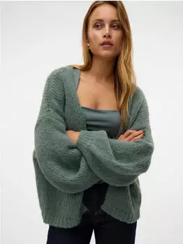 Vero Moda VMMAYBE LS Open Cardigan Oversize Strickjacke (96393700) laurel wreath
