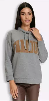 Heine Sweatshirt meliert (30922414) steingrau