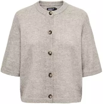 Only ONLCAMILLA Strickjacke (15348772) graumeliert
