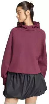 Adidas Soft Lux Winter Knit Hoodie Kapuzensweatshirt (KF2458) maroon