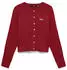 Vero Moda VMGOLD CABLE LS O-NECK CARDIGAN Strickjacke Regular Fit biking red