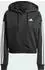 adidas Essentials 3-Streifen French Terry Hoodie schwarz/weiß (Damen) (JE0052)