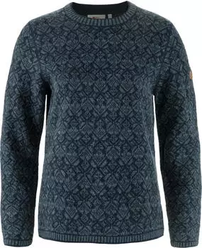 Fjällräven Snow Round Neck Strickpullover dark navy (Damen) (F14600253-555)