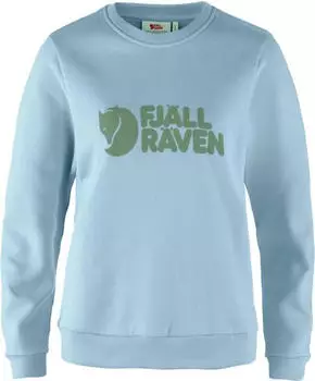 Fj&auml;llr&auml;ven Logo Sweatshirt breeze blue/patina green (Damen) (F84143-514-614)