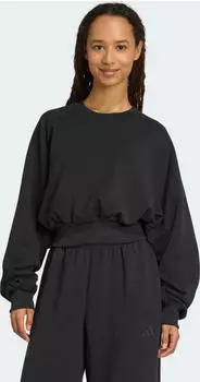 adidas Weiches Lux Loose Sweatshirt schwarz (Damen) (JM3836)