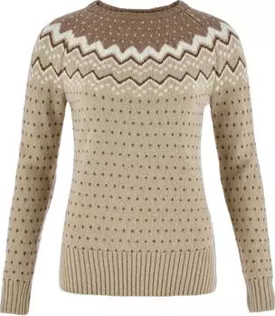 Fj&auml;llr&auml;ven &Ouml;vik Strickpullover fossil/suede brown (Damen) (F89941-118-244)