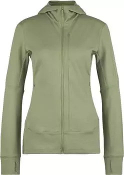 Icebreaker Merino Quantum 260 Zip Hoodie lichen green (Damen) (0A56XR-A74)