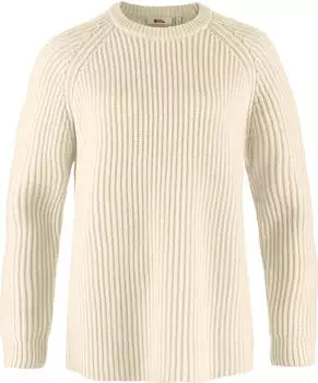 Fjällräven Övik Rib Strickpullover chalk white (Damen) (F14600183-113)