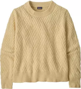 Patagonia Recycled Wool Blend Strickpullover chevron cable: dark natural (Damen) (51025-CHDA)