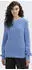 Tom Tailor Strickpullover mit leichten Ballonärmeln Strickpullover sicilian blue melange (Damen) (1043309-20876)
