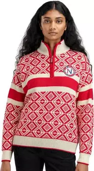 Dale of Norway Team Norway Cortina Strickpullover raspberry/off white (Damen) (96261-B00)