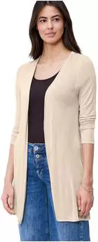 Street One Langarm Jack in offener Passform Strickjacke clay sand (Damen) (A32511017727)