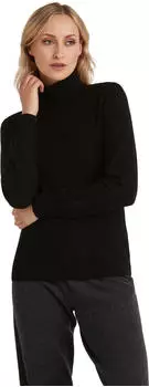 Falke Luxury Rollkragen Pullover schwarz (Damen) (64908-3000)