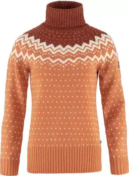 Fjällräven Övik Roller Neck Strickpullover desert brown/autumn leaf (Damen) (F84792-242-215)