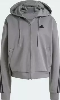adidas Future Icons 3-Streifen Hoodie grey four (Damen) (IW5255)