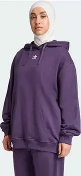 adidas Essentials Loose French Terry Hoodie aurora plum (Damen) (JX7756)