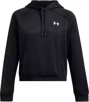 Under Armour Fleece Pro Hoodie schwarz/weiß (Damen) (1386504-001)