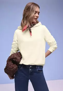 Street One Unifarbe Hoodie soft beige (Damen) (A30379316351)