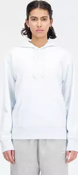 New Balance Essentials Stacked Logo Hoodie ice blue (Damen) (WT31533IB)